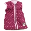 BAYER CHIC 2000 Puppen-Schlafsack Dots Brombeere 5