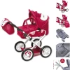 Knorr Toys® Puppenwagen Ruby – “Foxx” Rot 7