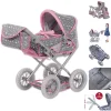 Knorr Toys® Puppenwagen Ruby – “Star Grey” Grau 5