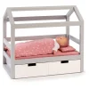 MUSTERKIND® Puppen-Hausbett Viola Grau/weiß 5